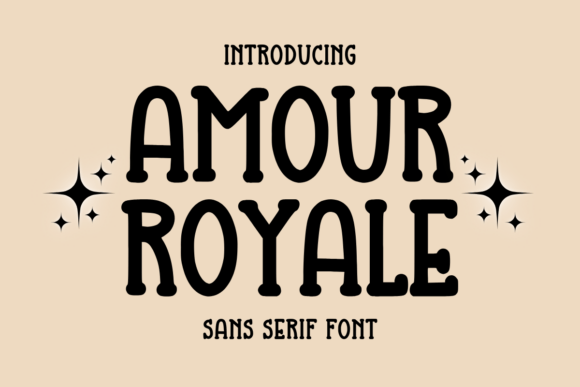 Amour Royale: A Playful Typeface for Editorial Projects