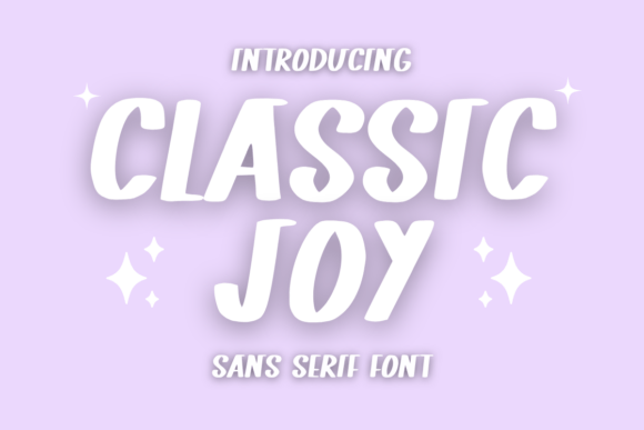 Classic Joy: A Versatile Sans Serif