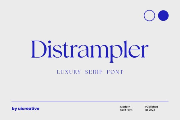 Distrampler: A Timeless Sans Serif