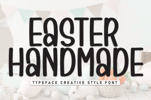 Easter Handmade Font for Campaigns