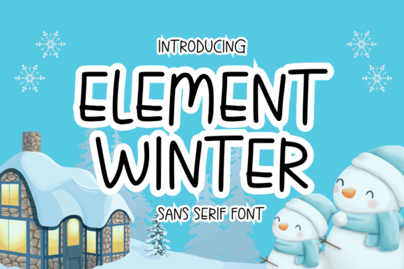 Element Winter: A Bold Sans Serif