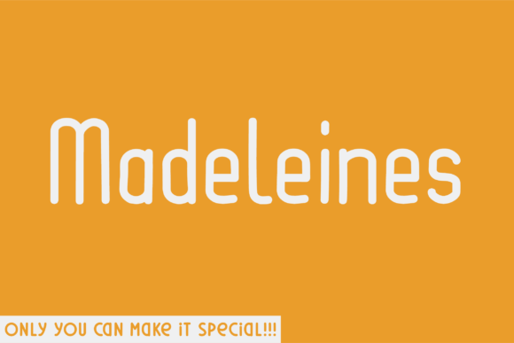 Madeleines Font for Business Branding