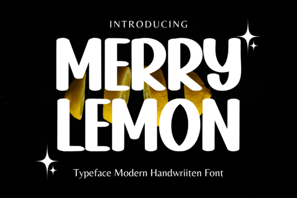 Merry Lemon Font: Cheerful Typography for Editorial Design