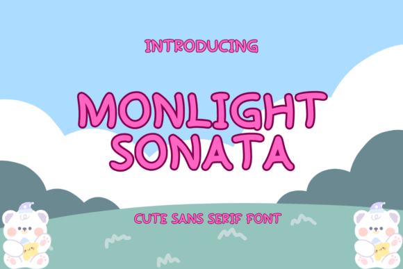 Monlight Sonata Font: Modern Typography