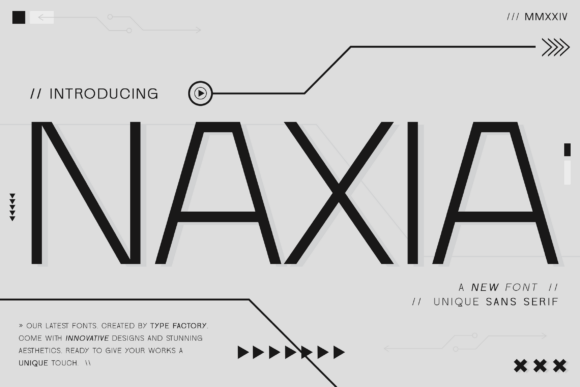 Naxia: A Modern Sans Serif for Creative Projects