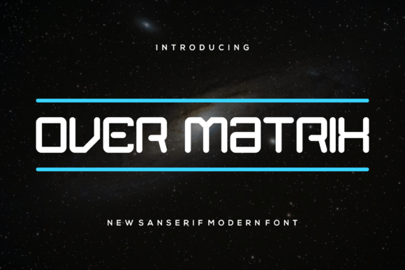 Over Matrix Font for Business