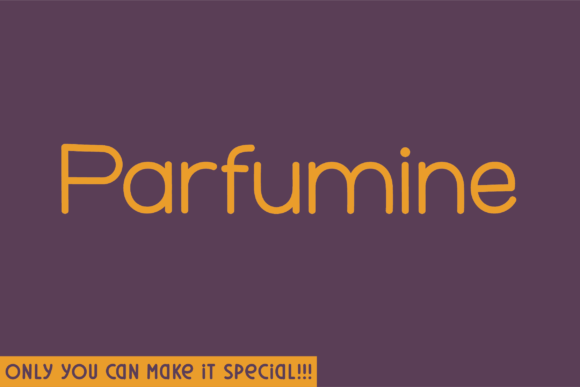 Parfumine: A Premium Font for Creative Campaigns