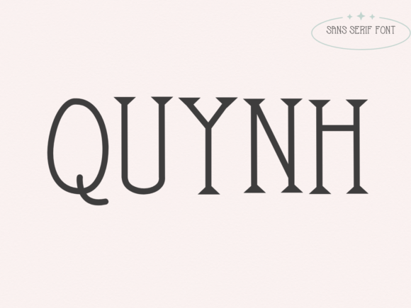 Quynh: A Timeless Sans Serif Font