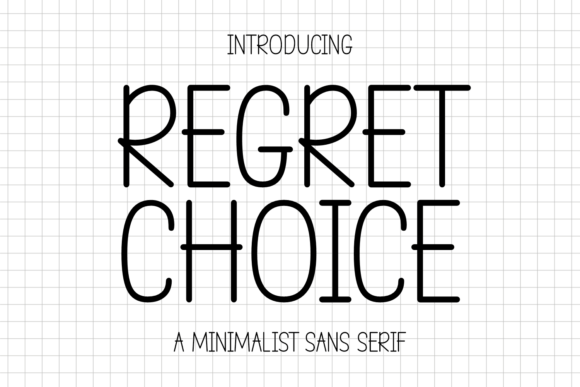 Regret Choice: A Font for Creative Campaigns