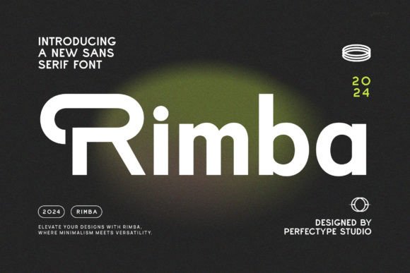 Rimba: A Modern Sans Serif Font