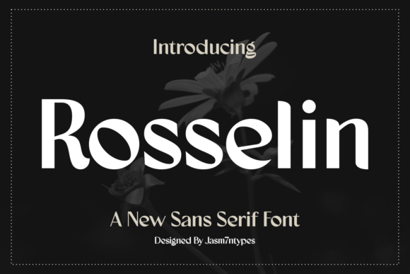 Rosselin: A Stylish Sans Serif Font