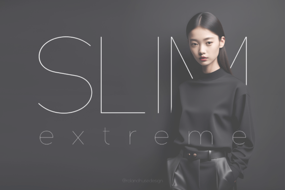 Slim Extreme: A Sleek Font for Bold Branding