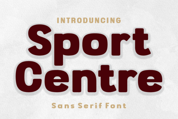 Sport Centre Font for Business