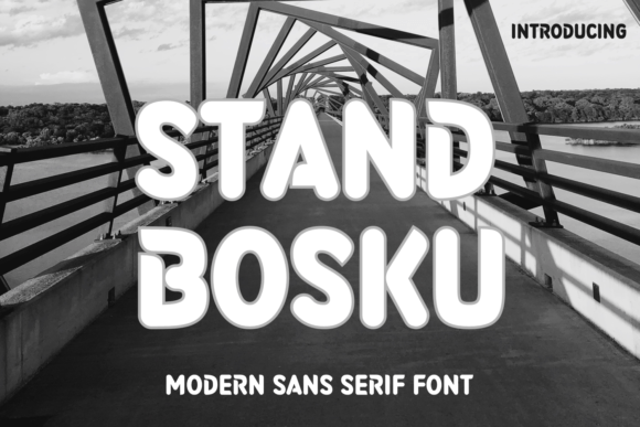 Stand Bosku: A Bold Font for Digital Marketing