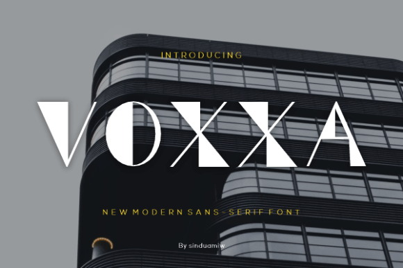 Voxxa: A Bold Font for Digital Campaigns