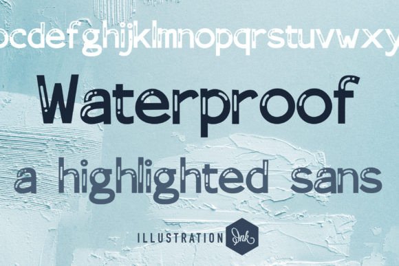 Waterproof: A Bold Sans Serif for Modern Design